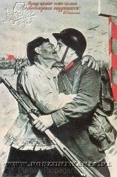 Plakaty ZSRR z napaści na Polskę w 1939 r.
